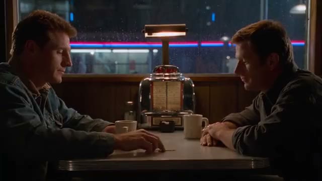 Diner booth at 2 a.m.